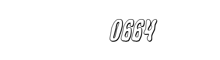 Black Gunk 3D Italic  Скачать бесплатные шрифты