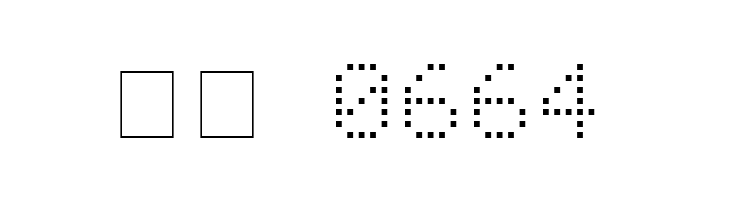 Dot Matrix Normal  Скачать бесплатные шрифты