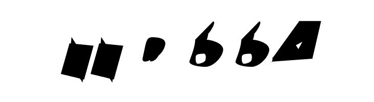 Electrical Snow Blizzard Oblique  Скачать бесплатные шрифты