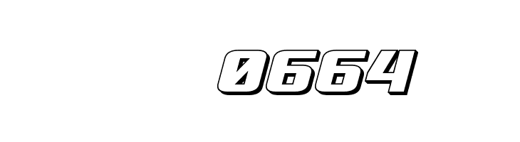 Cobalt Alien 3D Italic  Скачать бесплатные шрифты