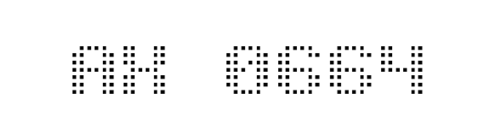 Bold Dot Digital-7  Скачать бесплатные шрифты