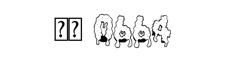 GooeyDrippySticky  Скачать бесплатные шрифты