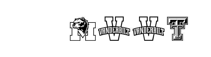 College Collage Regular  Скачать бесплатные шрифты