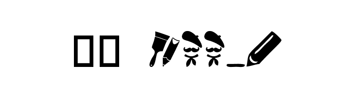 Art Icons and Tools  Скачать бесплатные шрифты