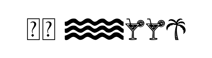 Summer Icons  Скачать бесплатные шрифты