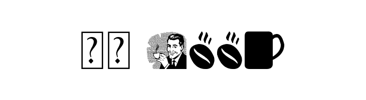 coffee icons  Скачать бесплатные шрифты