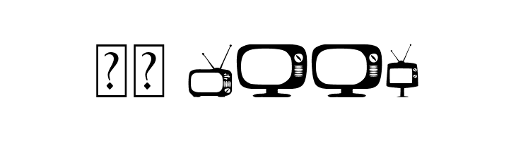 T.V.  Скачать бесплатные шрифты