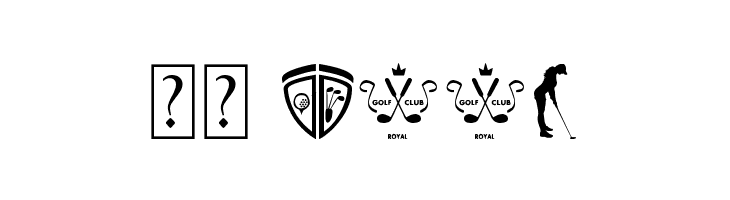 Golf Icons  Скачать бесплатные шрифты