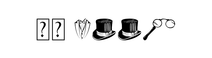 Gentleman Icons  Скачать бесплатные шрифты