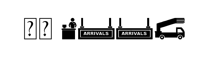 Airport Icons  Скачать бесплатные шрифты