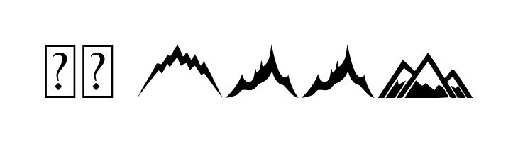 Mountain  Скачать бесплатные шрифты