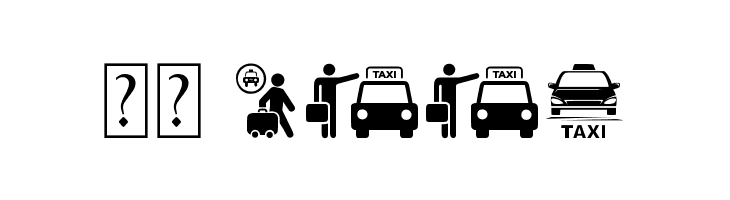 Taxi  Скачать бесплатные шрифты