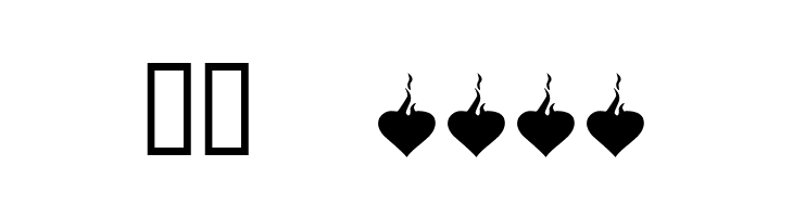 KR Burning Love  Скачать бесплатные шрифты