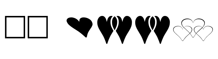 Hearts for 3D FX  Скачать бесплатные шрифты
