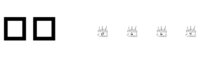 KR Birthday Cake  Скачать бесплатные шрифты