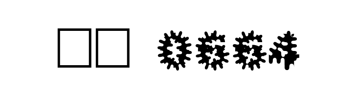Inkblots  Скачать бесплатные шрифты