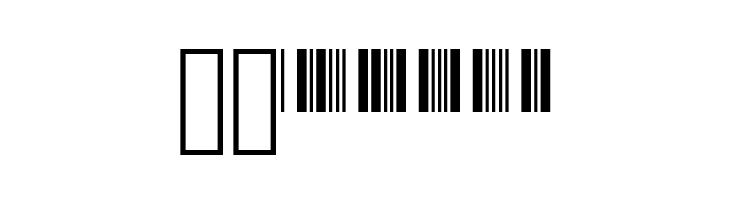 Libre Barcode 39 Extended Regular  Скачать бесплатные шрифты