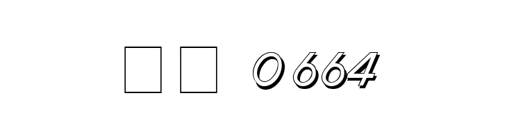 FiftiesHollow  Скачать бесплатные шрифты