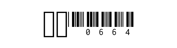 Libre Barcode 39 Extended Text Regular  Скачать бесплатные шрифты