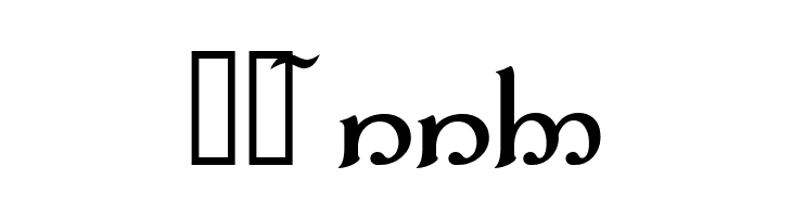 Tengwar Elfica  Скачать бесплатные шрифты