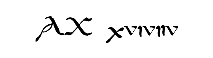 DS UncialFunnyHand Medium  Скачать бесплатные шрифты