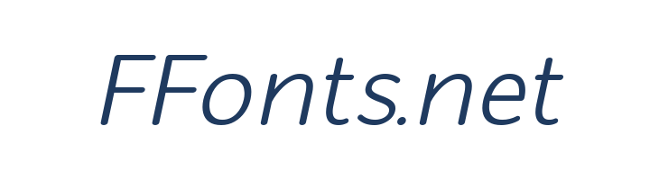Robaga Rounded Light Italic font — Lorem ipsum body text preview