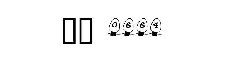 Christmas Lights Outdoor  Скачать бесплатные шрифты