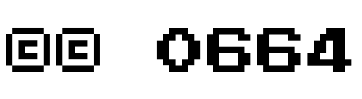 Bittypix Monospace  Скачать бесплатные шрифты