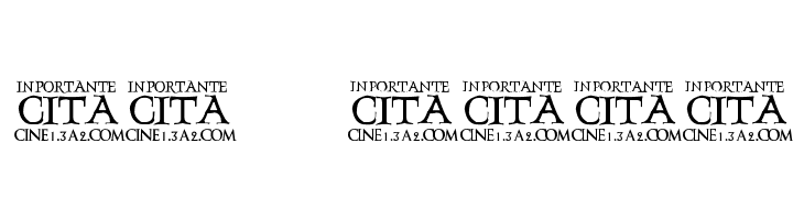 InportanteCita  Скачать бесплатные шрифты