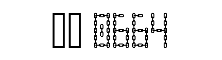 Chain Letter  Скачать бесплатные шрифты