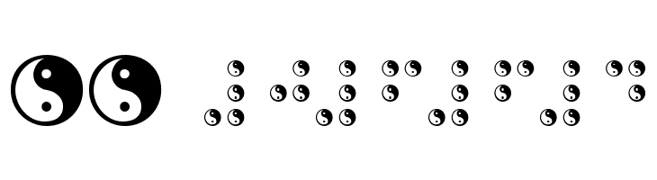 BRAILLE TAIJITU  Скачать бесплатные шрифты