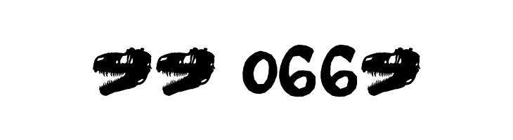 Dinosaur Cake DEMO Regular  Скачать бесплатные шрифты