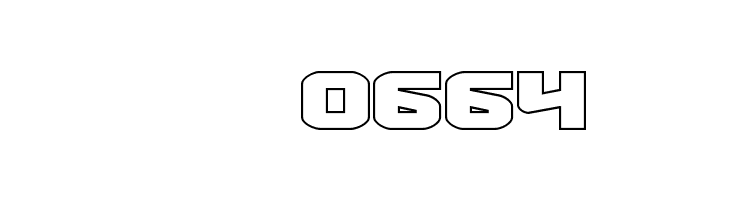 Terran Outline Regular  Скачать бесплатные шрифты