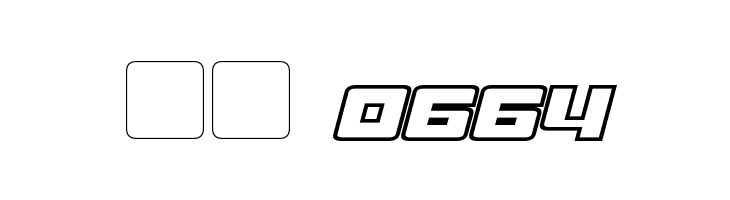 Rapier Zero Outline Italic  Скачать бесплатные шрифты