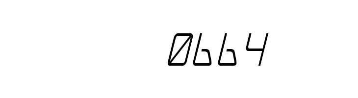 Tracer Condensed Italic  Скачать бесплатные шрифты