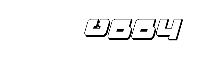 Boomstick 3D Italic  Скачать бесплатные шрифты