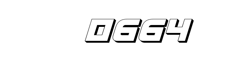 Defcon Zero 3D Italic  Скачать бесплатные шрифты