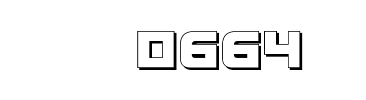 Defcon Zero 3D  Скачать бесплатные шрифты