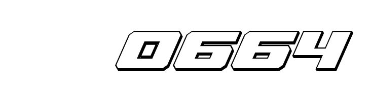 Cruiser Fortress 3D Italic  Скачать бесплатные шрифты