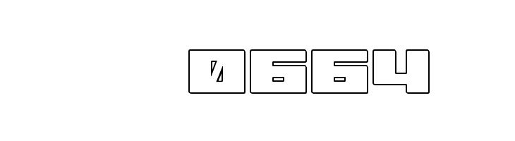 Turbo Charge Outline  Скачать бесплатные шрифты