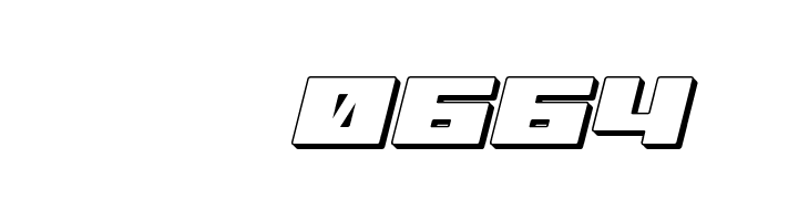 Turbo Charge 3D Italic  Скачать бесплатные шрифты