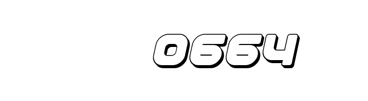 1st Enterprises 3D Italic  Скачать бесплатные шрифты