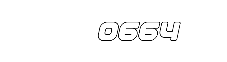 1st Enterprises Outline Italic  Скачать бесплатные шрифты