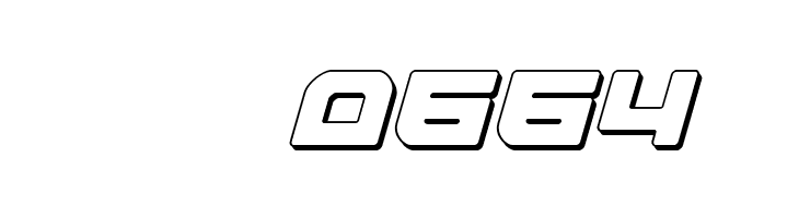 Armed Lightning 3D Italic  Скачать бесплатные шрифты