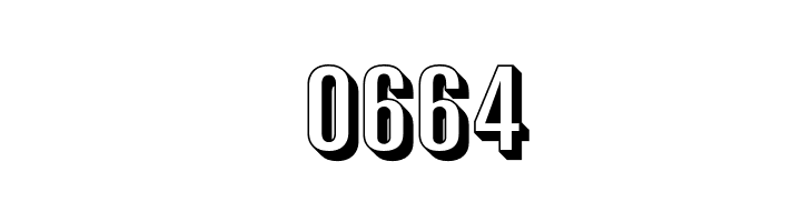 Warsaw Gothic Extended Shadow  Скачать бесплатные шрифты