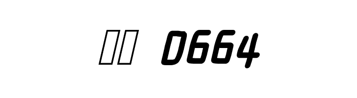 Electronic Heavy Italic  Скачать бесплатные шрифты