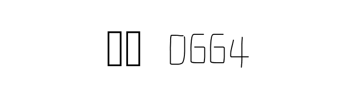 Electronic ExtraThin  Скачать бесплатные шрифты