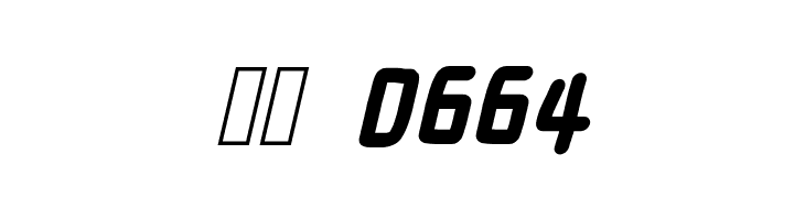 Electronic Thick Italic  Скачать бесплатные шрифты