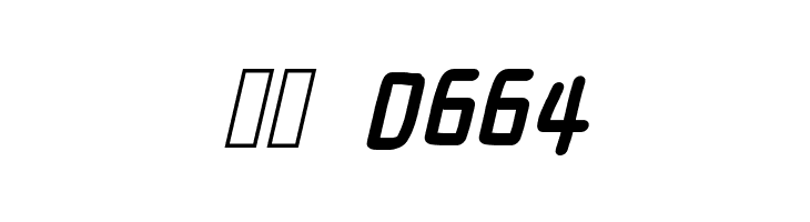 Electronic UltraBlack Italic  Скачать бесплатные шрифты