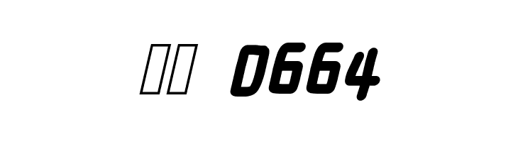 Electronic SuperThickItalic  Скачать бесплатные шрифты